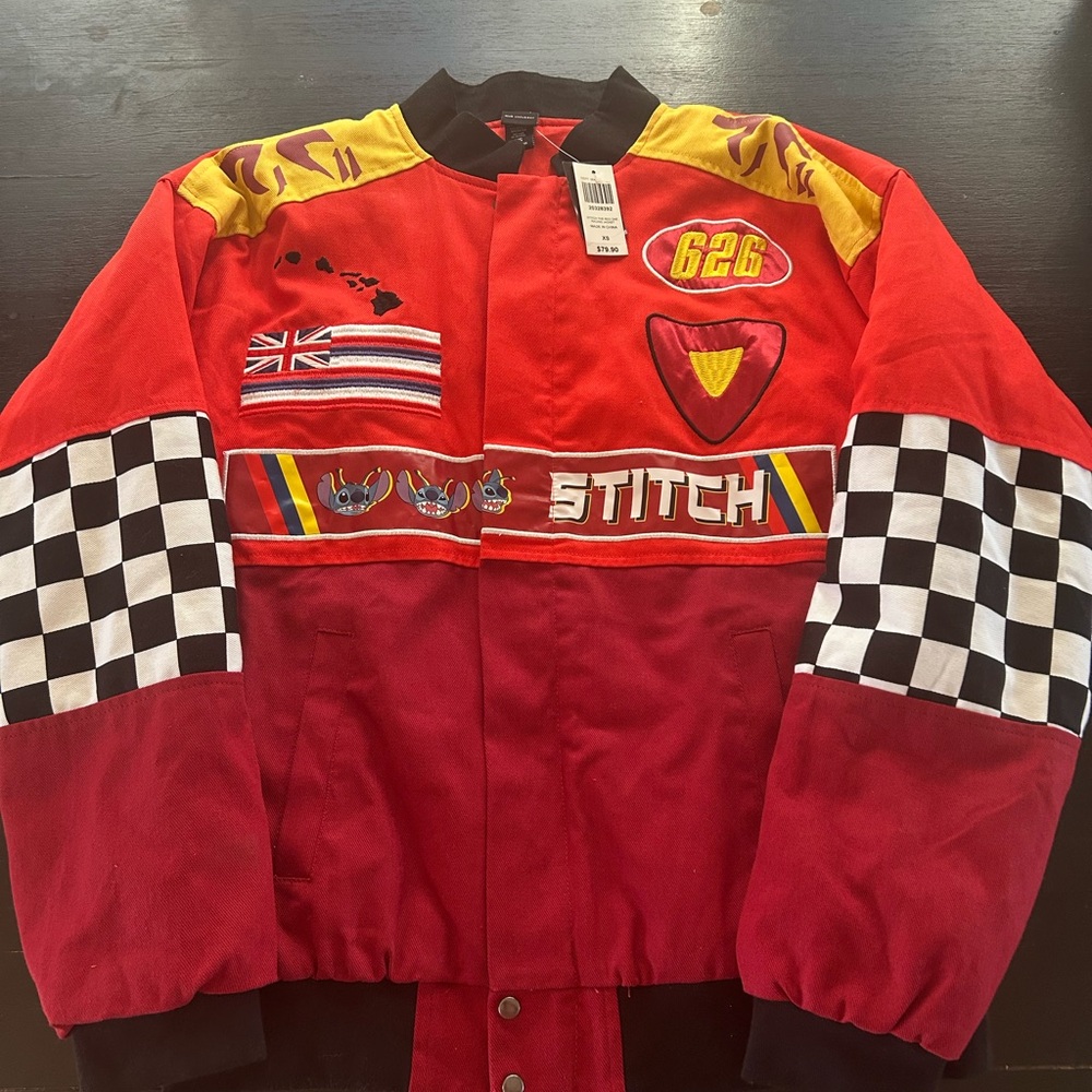 Red Stitch Racing Jacket